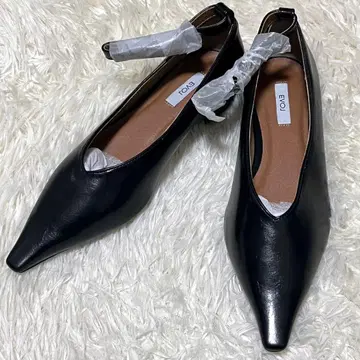 새상품 EVOL 플랫 펌프스 스틸레토 로우힐 23cm