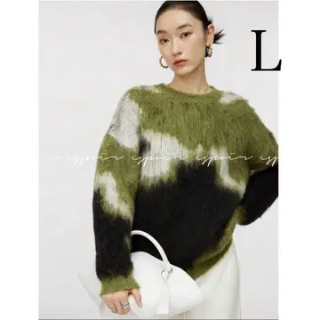 [ 택 없음 미사용 새상품 ] /모헤어 니트/넉넉한 L 사이즈