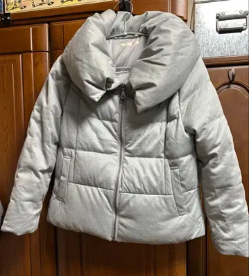 favori 다운 자켓 코트 그레이