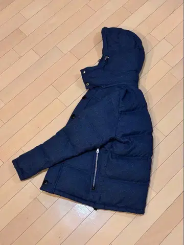 417 에디피스 다운 자켓 네이비 후드 S 데님