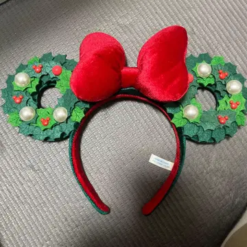 크리스마스 리스 머리띠 2024