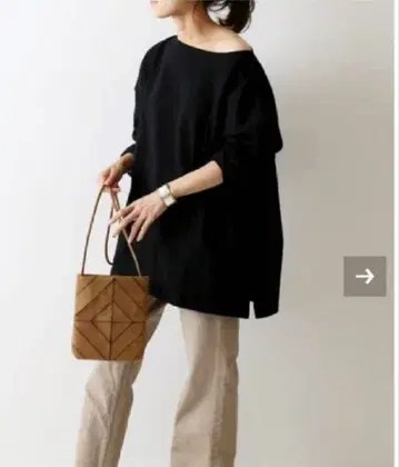 FRAMeWORK 바스크 오버T 블랙