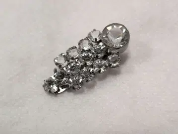 앤티크 빈티지 클리어 아르데코? 드레스 클립