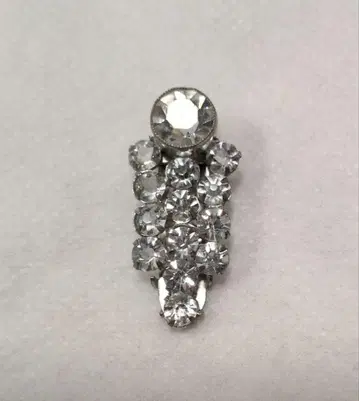 앤티크 빈티지 클리어 아르데코? 드레스 클립