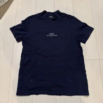 A.P.C. 네이비 반팔 T셔츠 M