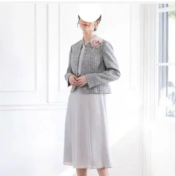 새상품 RIFANNE 도쿄 소와르 보타이풍 옷깃 앙상블