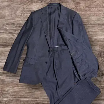 HILTON 힐튼 수트 셋업 GUABELLO 체크 네이비