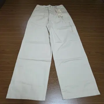 [ 무인양품 ] 치노 턱 와이드 팬츠