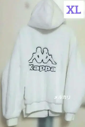 카파 플리스 보아 모코모코 XL 사이즈 오버 사이즈 화이트