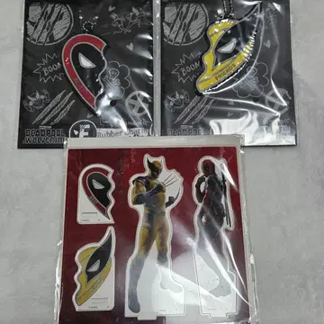 마블 데드풀&울버린 3종 세트