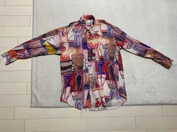 폴 스미스 긴팔 셔츠 L 멀티컬러