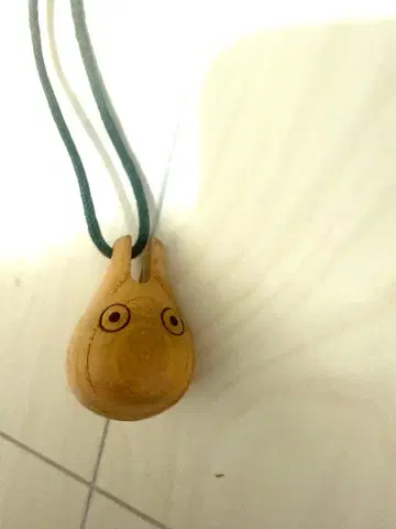 이웃집 토토로 지브리 미술관 나무 키링 방울