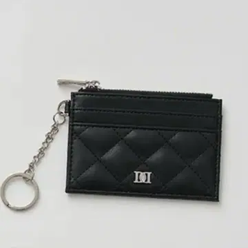 [ 새상품 ] Darich DD 로고 퀼팅 트래블 패스 케이스 BLK