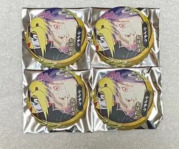 NARUTO 중국 캔뱃지 데이다라 4개
