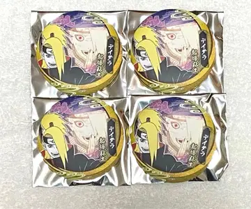 NARUTO 중국 캔뱃지 데이다라 4개