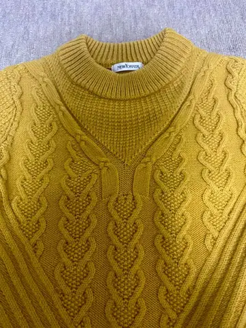 뉴요커 케이블 짜임 니트