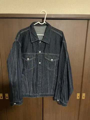 다크 데님 L 사이즈 데님 자켓