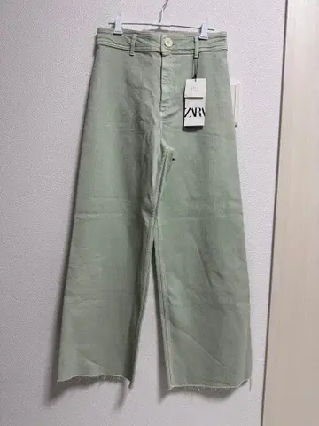 ZARA 더 마린 스트레이트 38 민트 그린