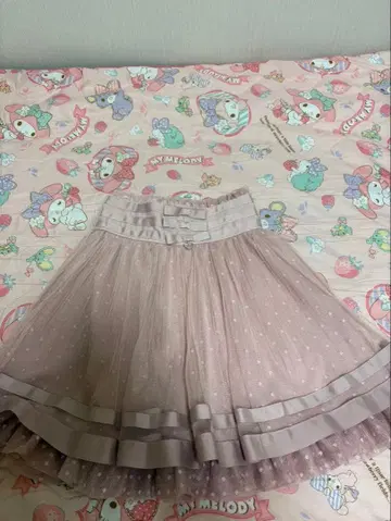 [ LIZLISA ] 도트 튤 치마바지