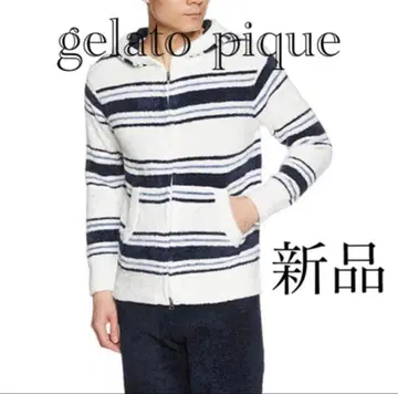 [ 새상품 ] 젤라토 피케 HOMME 스무디 보더 후드티 남성용