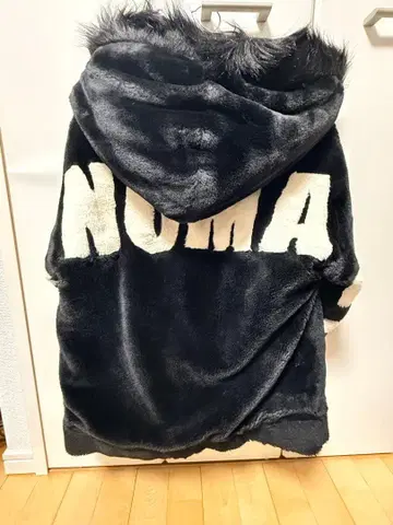 플리스 자켓 후드 부착 블랙