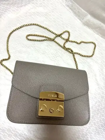 FURLA 메트로폴리스 숄더백 그레이지