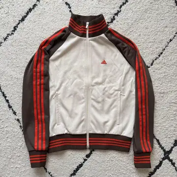 00s adidas 트랙 자켓 좋은 색 브라운 베이지 M 사이즈