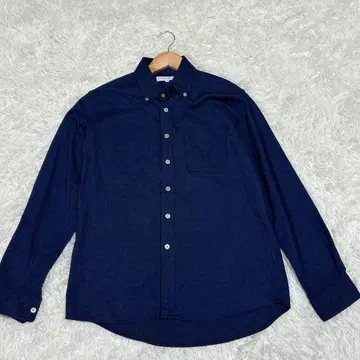 [ UNITED ARROWS ] ( S ) 네이비 긴팔 셔츠 버튼 다운