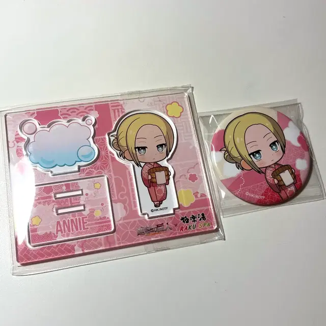 진격거 진격의 거인 애니 레온하트 라쿠스파 극락탕 디오라마 아크릴 스탠드