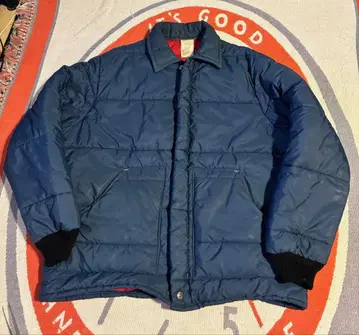 ZERO ZONE 네이비 다운 자켓