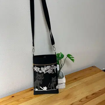 핸드메이드 사코슈 크로치 군 자수 원단 사용