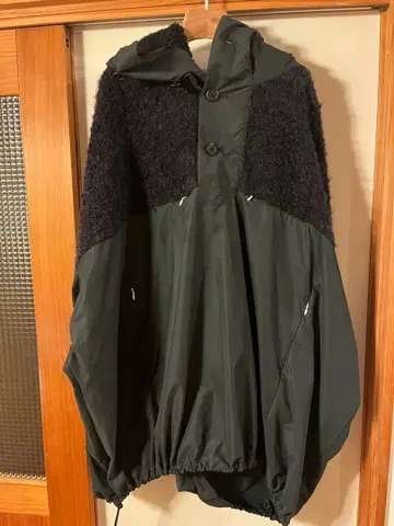 GOMME HOMME 콤비 풀오버 마운틴 후드티 사이즈 2