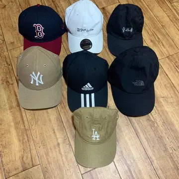 캡 7세트 네이비 화이트 블랙 베이지