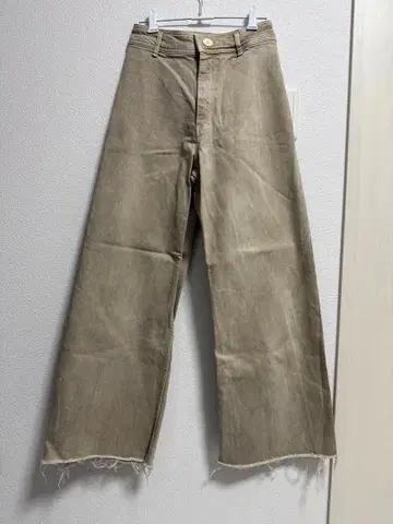 ZARA 더 마린 스트레이트 베이지 데님