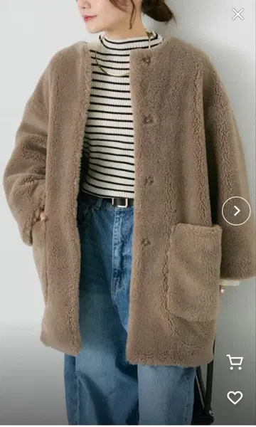 pual ce cin 노카라 에코 퍼 자켓