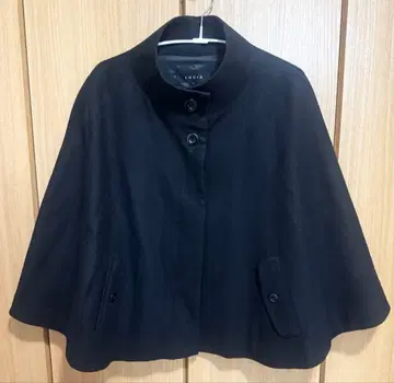 새상품급 LUCIA 루치아 판초 블랙 검정