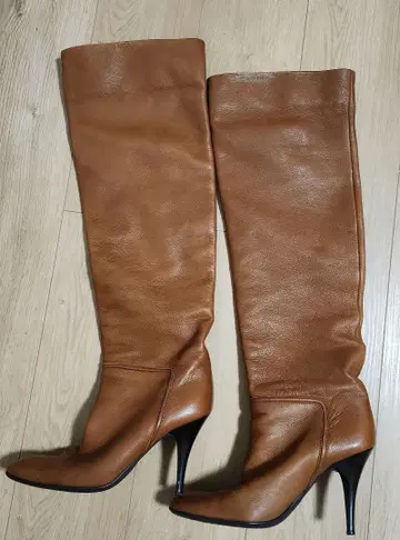 VICINI 브라운 니하이 부츠 사이즈 40