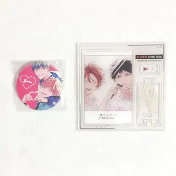 기븐 그라테 캔뱃지 10th mix 코미코미 아크릴 카드 스탠드