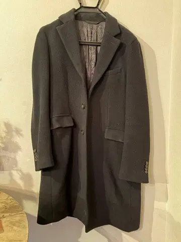 ABAHOUSE 체스터 코트 울 소재 싱글 사양