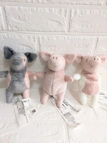 IKEA 돼지 봉제 인형 세트 단종 아기 돼지