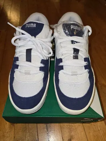 PUMA 스니커즈 화이트/네이비