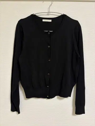 가디건 크루넥 에포 가디건 블랙