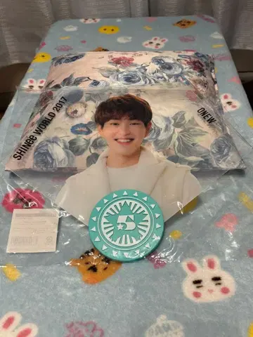 SHINee ONEW 클리어 부채 미개봉 새상품