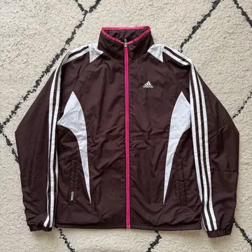 00s adidas 트랙 자켓 좋은 색상 브라운 핑크 M 사이즈