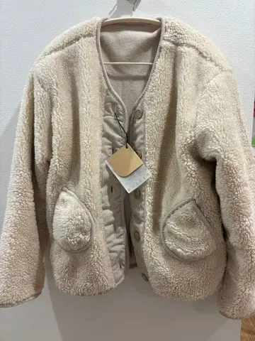 보아 자켓 크림색 NEW FASHION