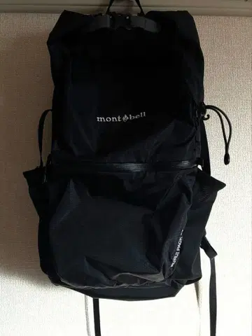 mont-bell rurui 팩 23 블랙 백팩