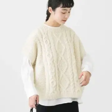 카구레 니트 베스트 미사용 새상품