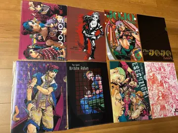 죠죠의 기묘한 모험 원작 그림 클리어 파일 8장 세트