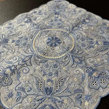 [ 레어 ] 스와토우 산두 손수건 블루 계열