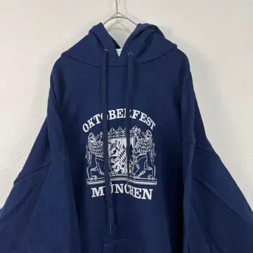 옥토버페스트 뮌헨 후드티 네이비